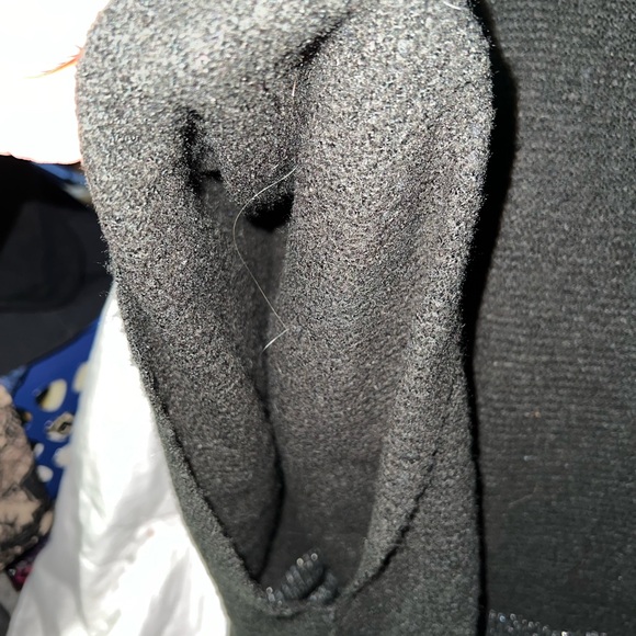 Vince Camuto Mock Neck Sweater Poncho - Picture 5 of 10